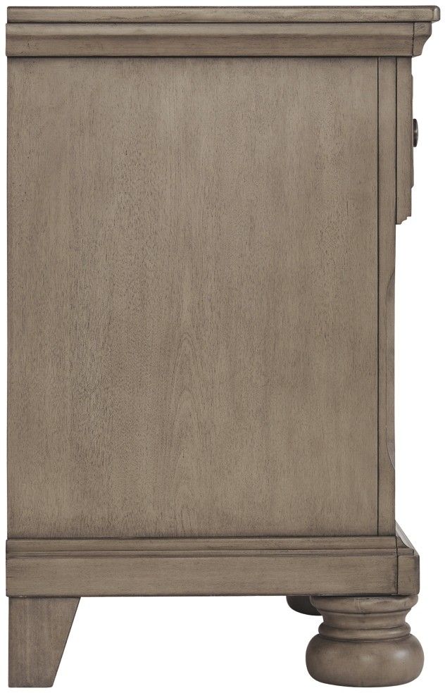 Signature Design by Ashley® Lettner Light Gray Nightstand-2