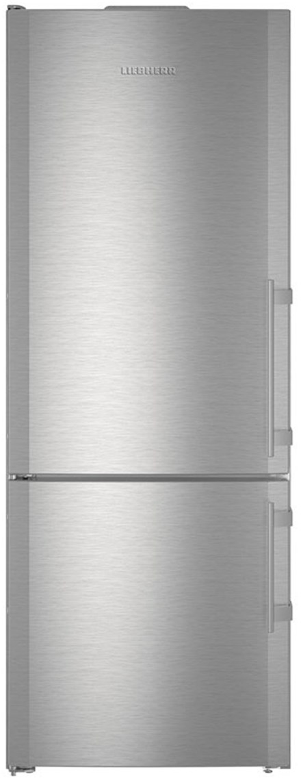 Front view of Liebherr CBS 1661 30” bottom freezer refrigerator 