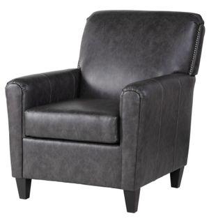 Hughes Furniture 15 Trotter Charcoal Occasional Chair
