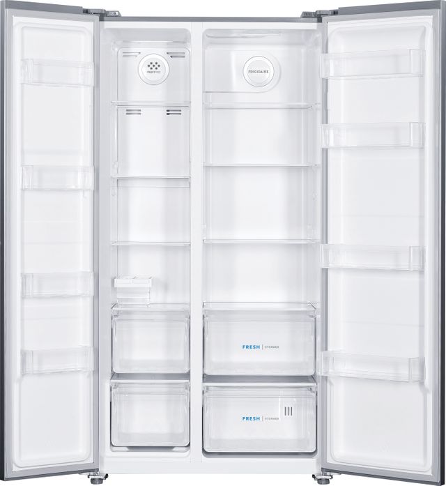 Frigidaire® 18.8 Cu. Ft. Brushed Steel Counter Depth Side-by-Side Refrigerator-3