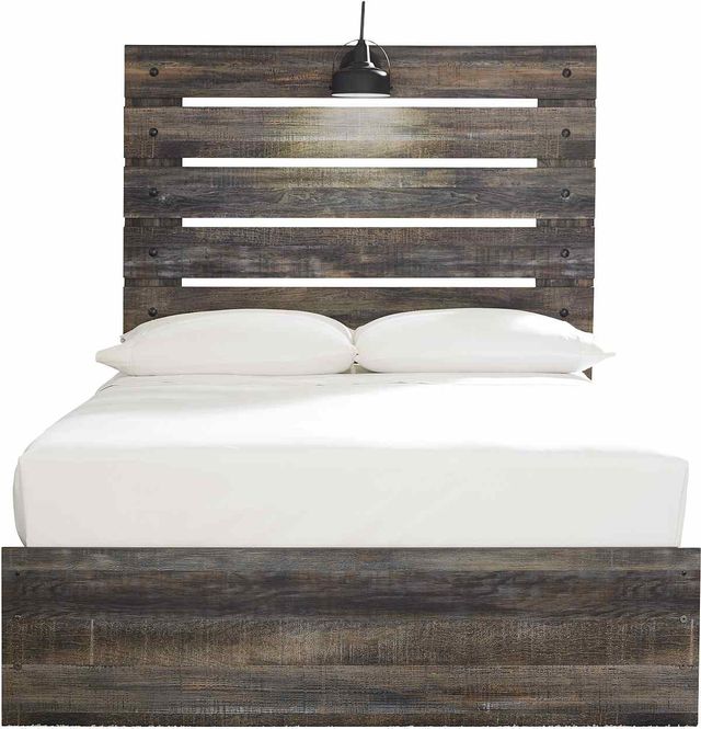Signature Design by Ashley® Drystan Brown Queen Panel Bed with 2 Storage Drawers 11