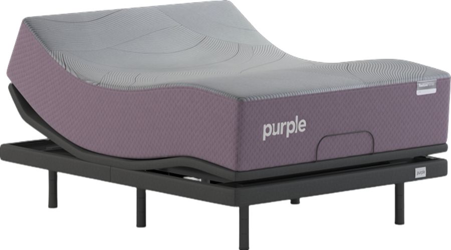 Purple adjustable outlet bed