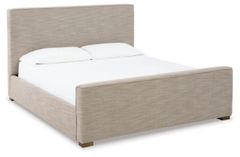 Signature Design by Ashley® Dakmore Brown California King Upholstered Bed