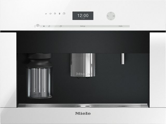 Miele 21.44" Built In Coffee Machine-Brilliant White 0