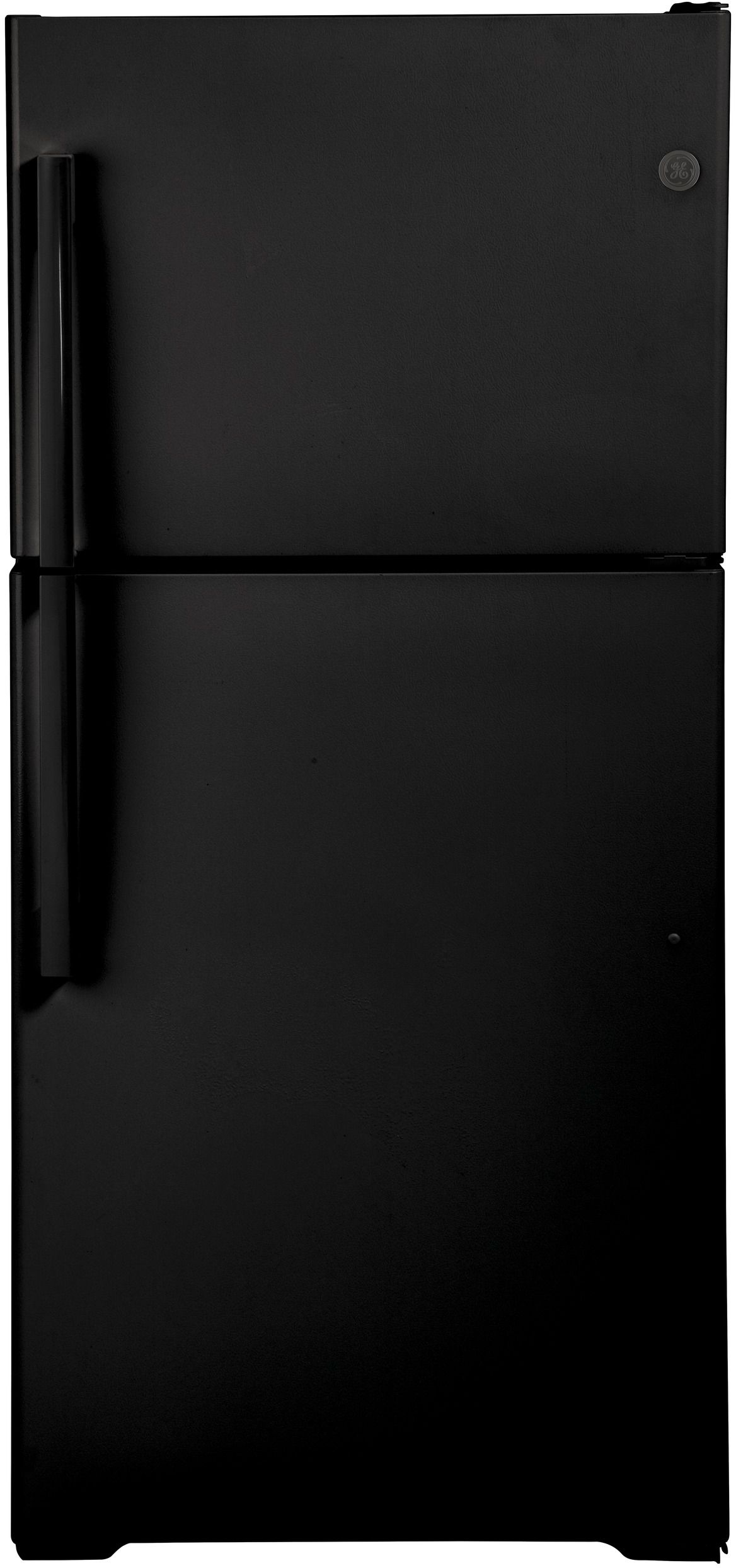 GE® 19.1 Cu. Ft. Black Top Freezer Refrigerator