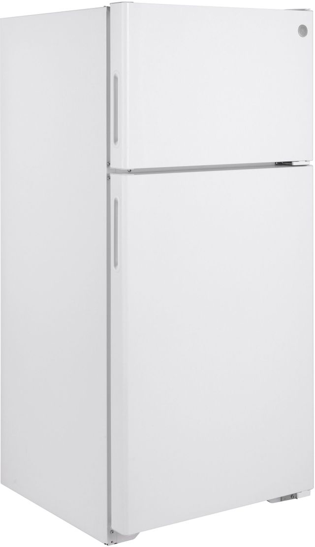 GE® 16.6 Cu. Ft. White Top Freezer Refrigerator-3