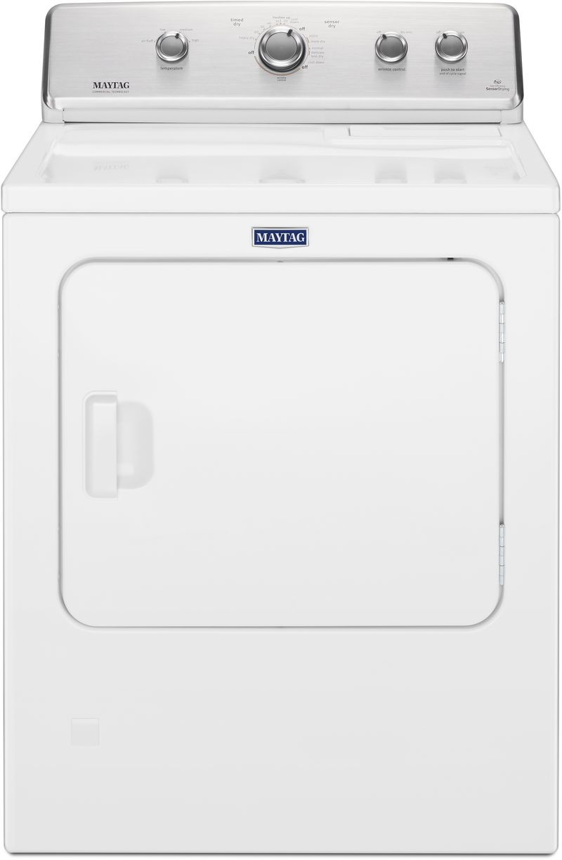 Maytag® 7.0 Cu. Ft. White Front Load Gas Dryer-MGDC465HW
