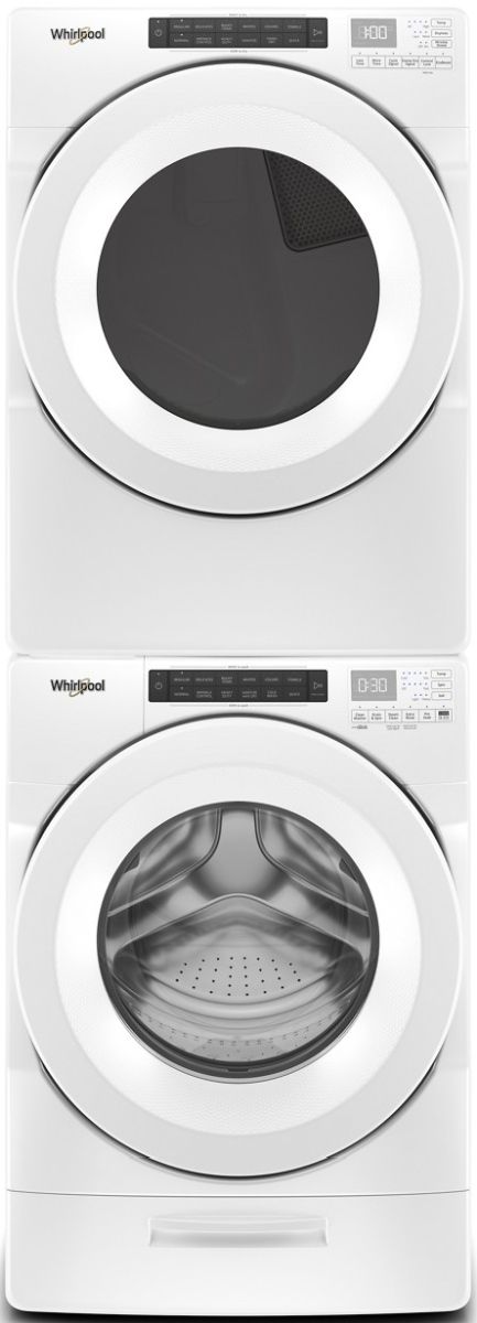 Whirlpool® 7.4 Cu. Ft. White Front Load Gas Dryer 7