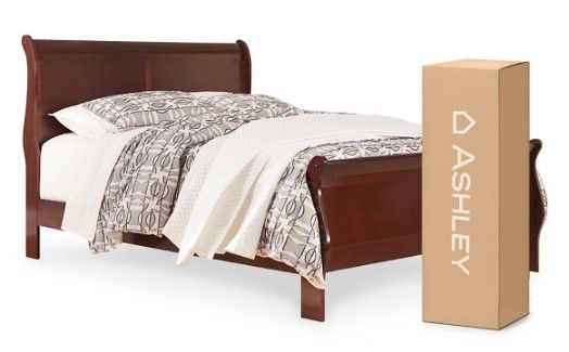 Sierra Sleep® by Ashley® Alisdair 2-Piece Memory Foam Queen Sleigh Bed Set