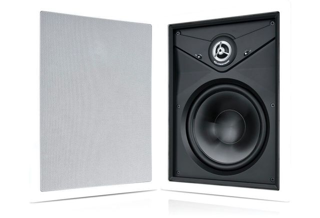 Crestron® Excite® 8" White In-Wall Speakers