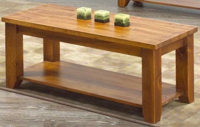 Table de café rectangulaire Rough Sawn, brun, Vokes Furniture®