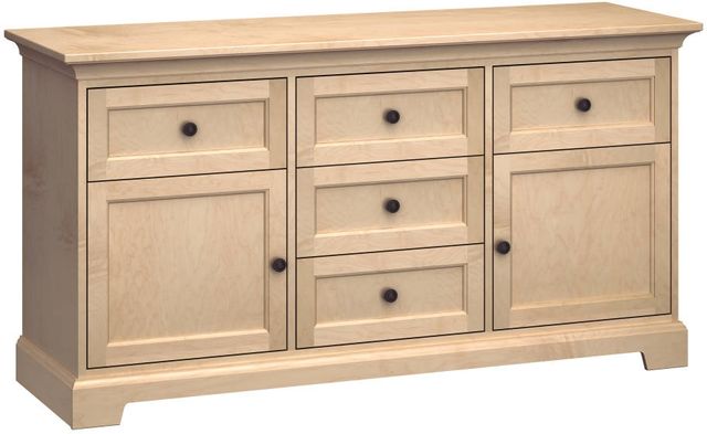 Howard Miller® Customizable 63" TV Console with Dual Cabinets and Five Drawers