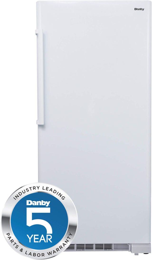 Danby® Designer 16.7 Cu. Ft. White Upright Freezer 6
