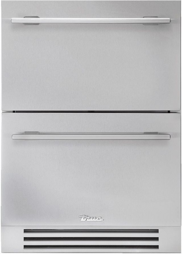 True® 5.4 Cu. Ft. Stainless Steel Refrigerator Drawers-0
