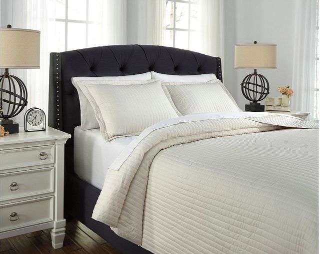 Signature Design by Ashley® Raleda Buff Queen Coverlet Set
