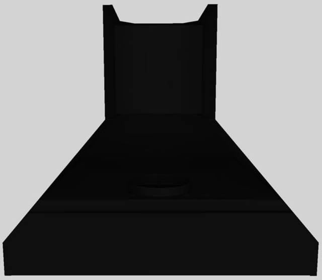 Vent-A-Hood® 36" Black Euro-Style Wall Mounted Range Hood 4