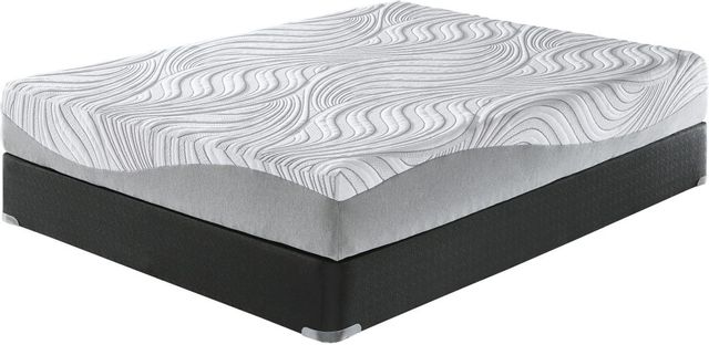 Sierra Sleep® by Ashley® 10" Memory Foam Medium Tight Top Queen Mattress in a Box-2