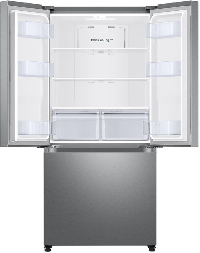 Samsung 33 in. 17.5 Cu. Ft. Fingerprint Resistant Stainless Steel Counter Depth French Door Refrigerator-1