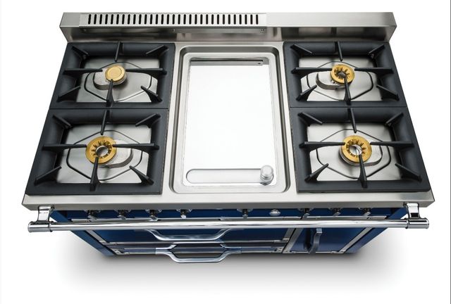 Viking Tuscany 48 Slate Blue Dual Fuel Pro-Style Range-TVDR4814GSB