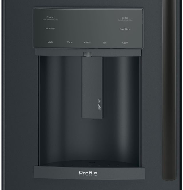 GE Profile™ 22.23 Cu. Ft. Black Slate Counter Depth French Door Refrigerator-4