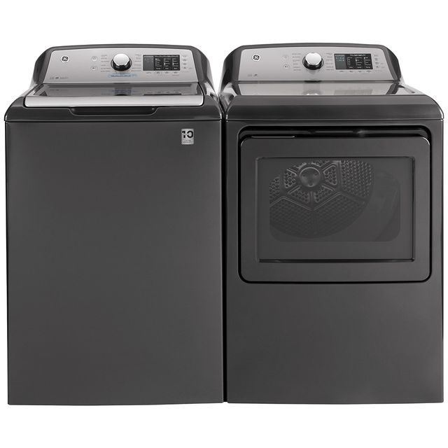 GE® 7.4 Cu. Ft. Diamond Gray Front Load Electric Dryer 4