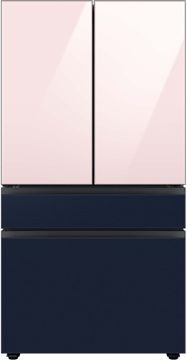 Samsung Bespoke 36" Navy Steel French Door Refrigerator Bottom Panel 2