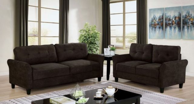 Furniture of America® Alissa Brown Sofa 1