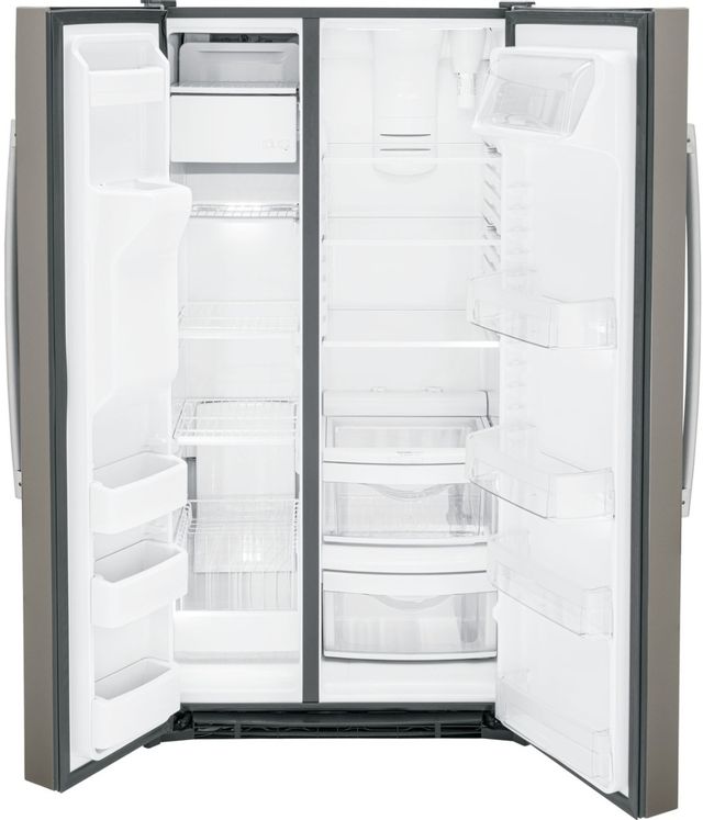 GE® 25.3 Cu. Ft. Bisque Side-by-Side Refrigerator 23