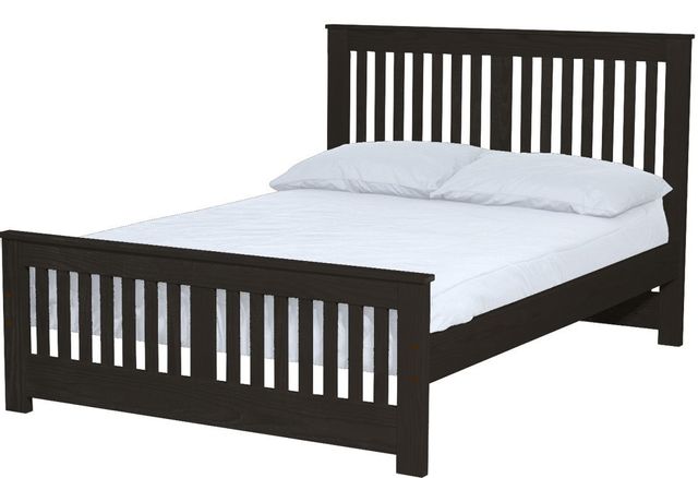 Crate Designs™ Furniture Espresso Full Youth Shaker Bed