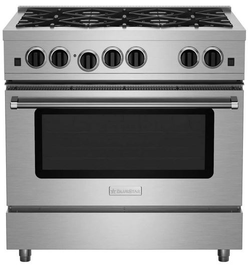 bluestar rcs series open burner range