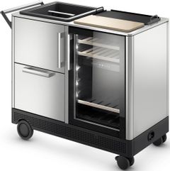 Dometic Mobar 550 Stainless Steel and Black Outdoor Mobile Beverage Center