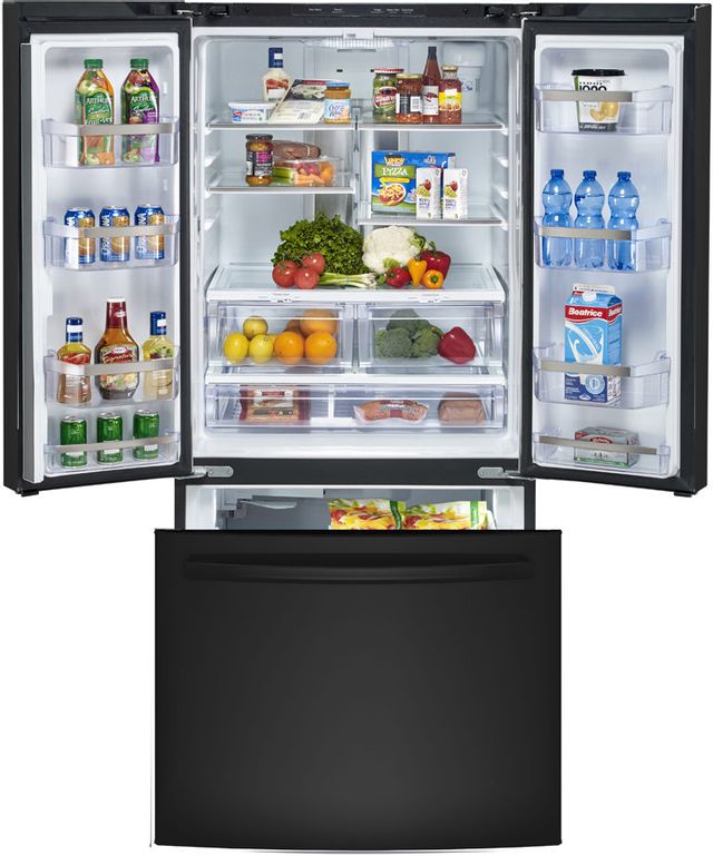 Réfrigérateur à portes françaises de 33 po GE Profile® de 24,5 pi³ - Noir 2