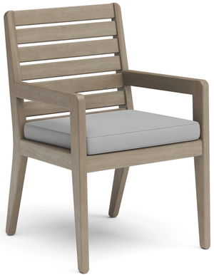 homestyles® Sustain Gray Outdoor Dining Arm Chair Pair