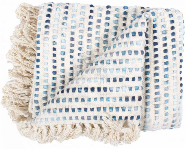 Moe's Home Collection Satri Beige Throw Blanket 1