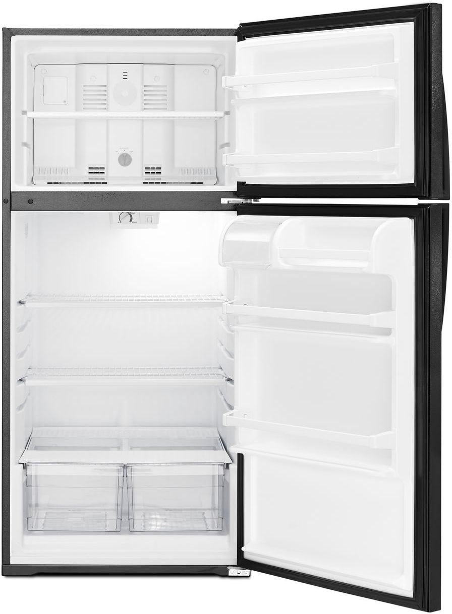 Whirlpool® 14.3 Cu. Ft. Black Top Freezer Refrigerator | Spencer's TV ...