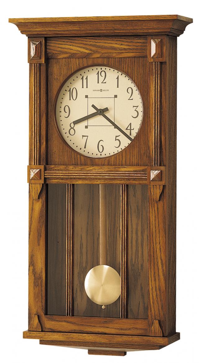 Howard Miller® Ashbee II Heritage Oak Wall Clock