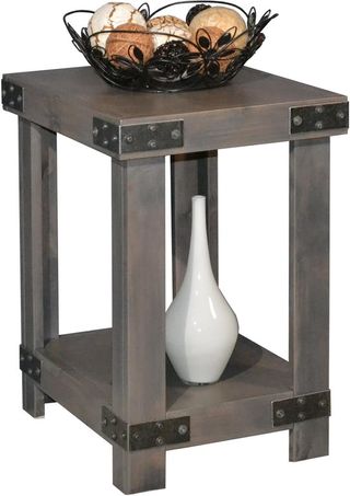 Aspenhome® Industrial Smokey Grey End Table