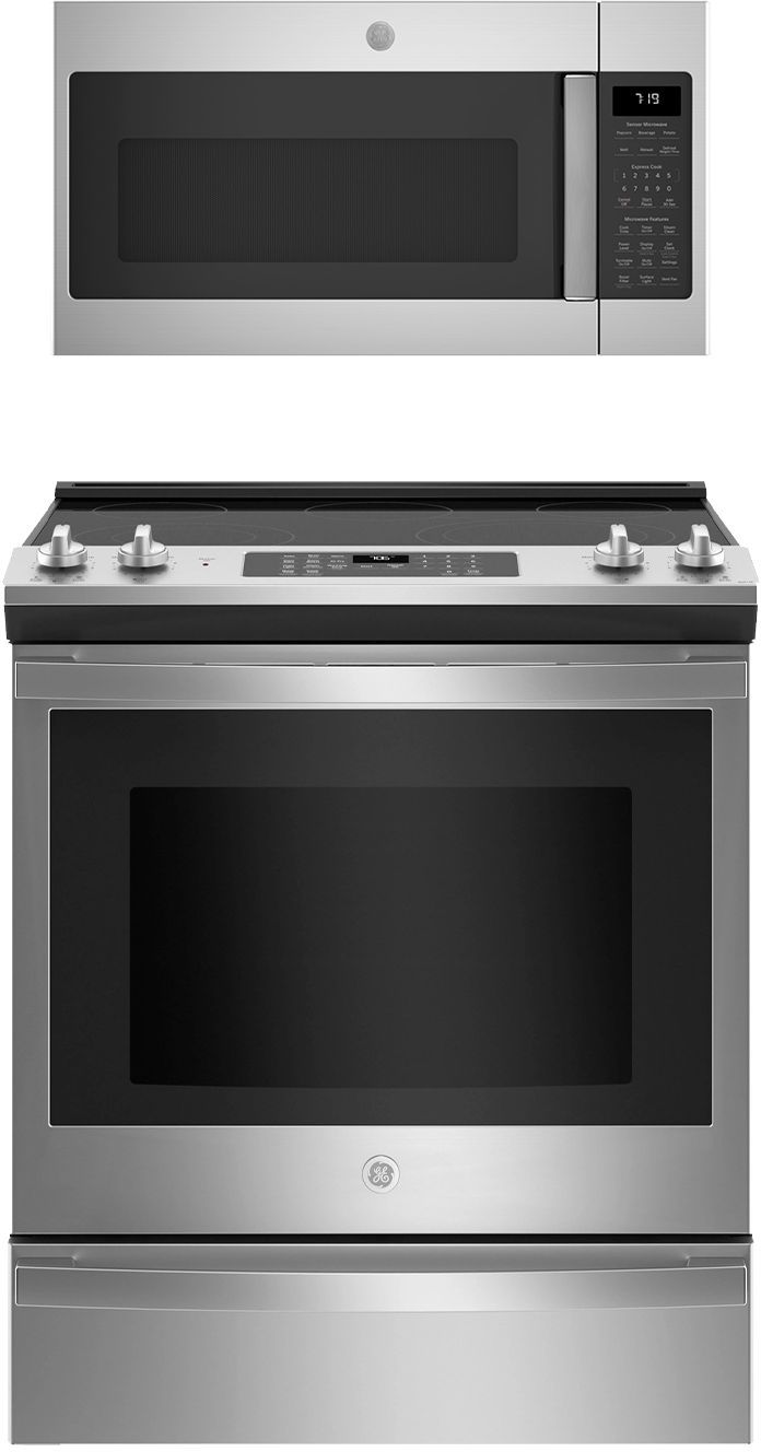 GE® 2 Piece Stainless Steel Kitchen Package