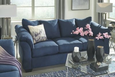 Canapé-lit Darcy en tissu bleu Signature Design by Ashley® 4