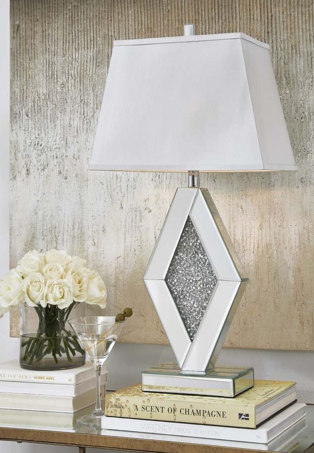 Signature Design by Ashley® Prunella Silver Table Lamp 2