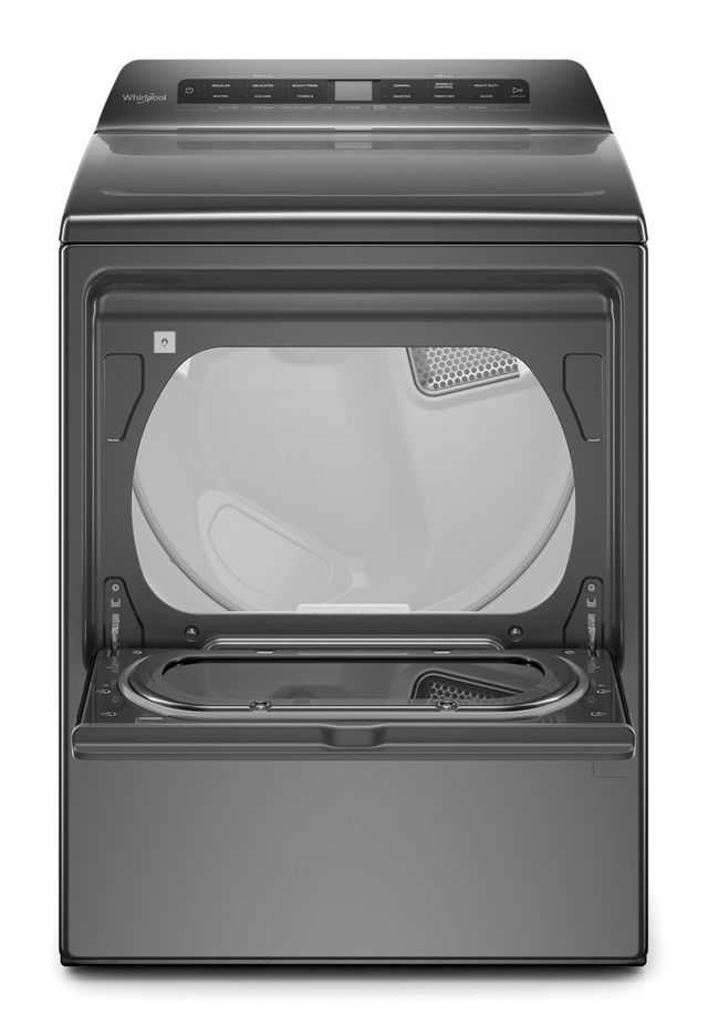 Whirlpool® 7.4 Cu. Ft. Chrome Shadow Front Load Gas Dryer 4