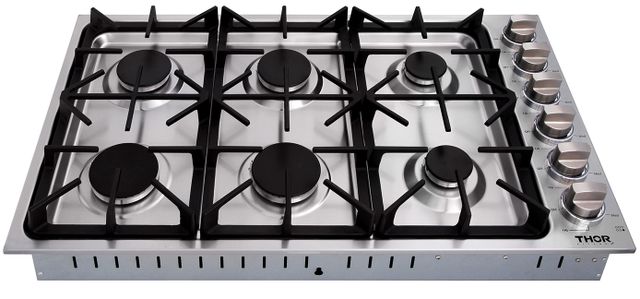 Thor Kitchen® 36" Stainless Steel Gas Cooktop 2