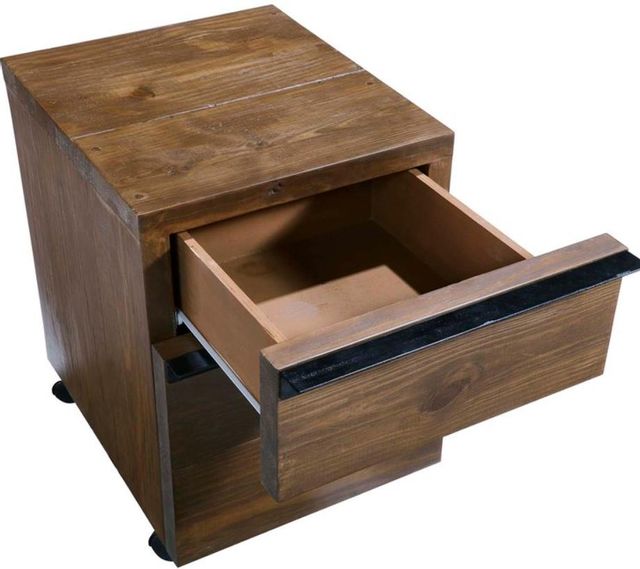 Progressive® Furniture Berkley Hall Black/Russet Pine Desk Companion-2