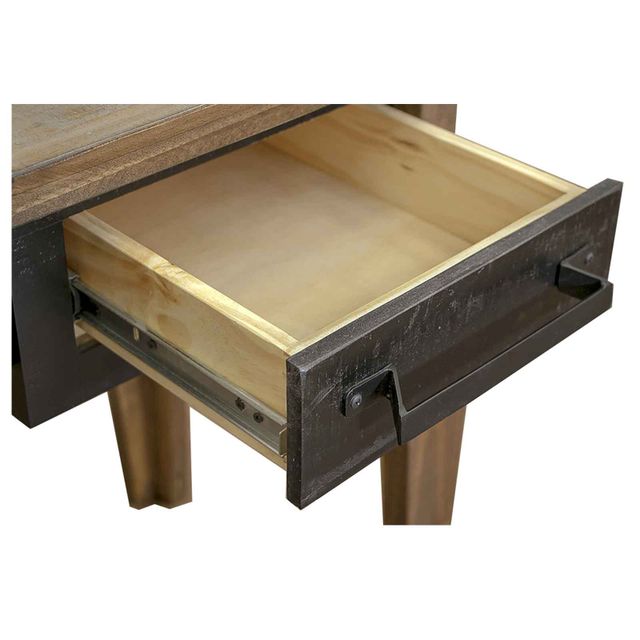 International Furniture Direct Agave Two Drawer Desk-3