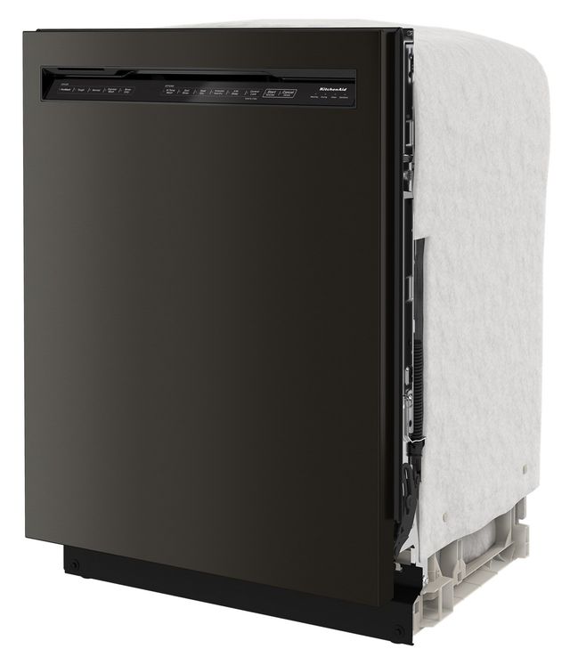 KitchenAid® 24" PrintShield™ Black Stainless Steel Built In Dishwasher 2
