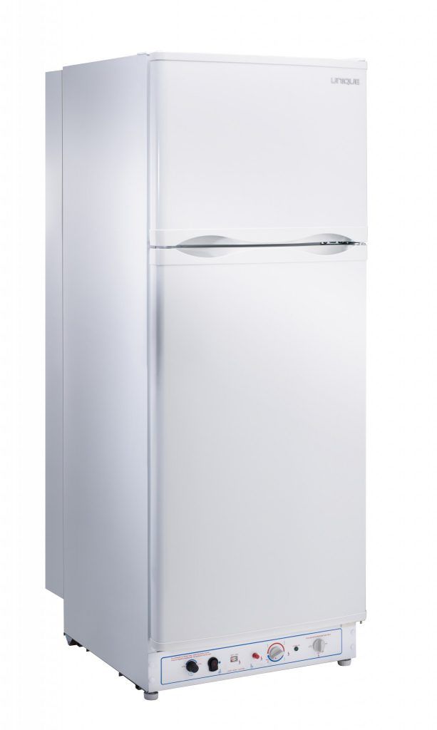 Unique® Appliances 8.0 Cu. Ft. White Standard Depth Freestanding Liquid Propane Top Freezer Refrigerator 1