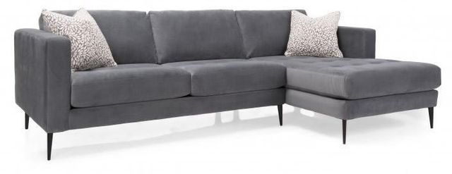 Decor-Rest® Furniture LTD 2795 Gray 2 Piece Sectional