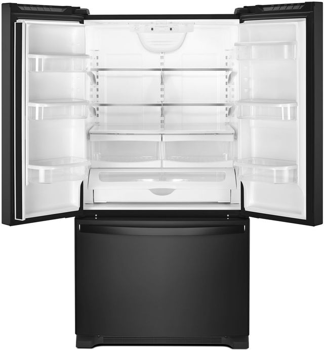 Whirlpool® 22 Cu. Ft. Wide French Door Refrigerator-Black 2
