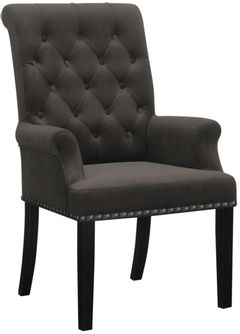 Coaster® Alana Brown Upholstered Tufted Side Chair