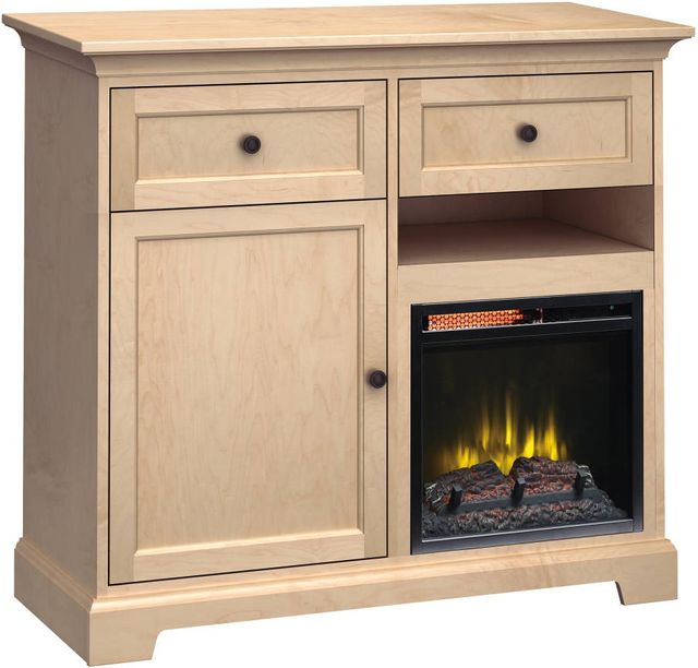 Howard Miller® Customizable 46" Extra Tall Fireplace TV Console with Left Hand Cabinet and Two Drawers